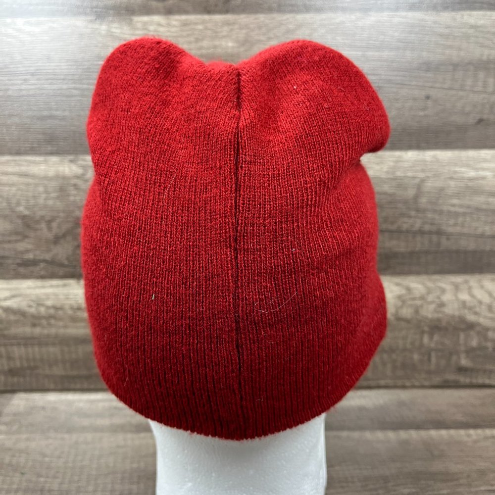 Harry Potter Beanie Winter Hat Maroon Youth One Size Wizard - Picture 3 of 8